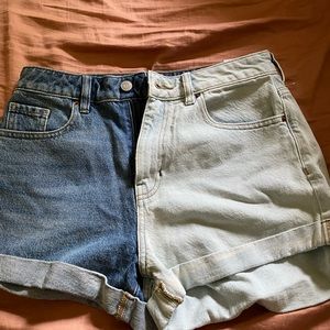 brand new with tags pacsun denim mom shorts